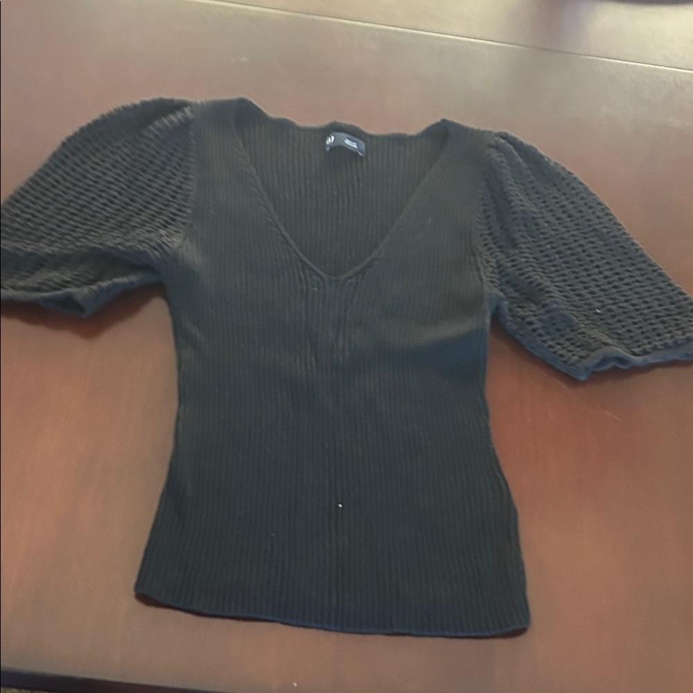 GAP Black V-Neck Sweater for Women